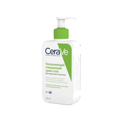 CeraVe Крем-гель увлажняющий очищающий 88мл для нормальной и сухой кожи
