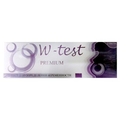 Тест для определения беременности W-test Premium №2 (струйный)